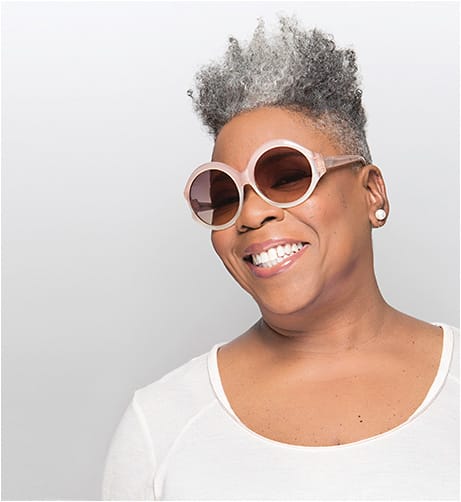 Yolanda wears Sama Eyewear.
PHOTO: PIERRE RIZZO