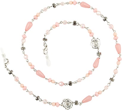 On point with eyewear: Ron’s Optical Giselle eyewear chain in Pink