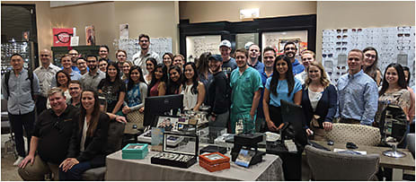 Students from Nova Southeastern University visit Family Vision Center P.A. in Wellington, FL