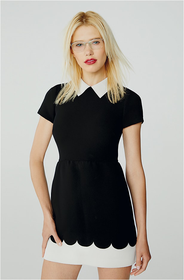 visual effects 
On Rina: OVVO Optics model 3644 in color 63B, a highly modern, tech-inspired optical style crafted of surgical steel and titanium with a futuristic double browbar accent.