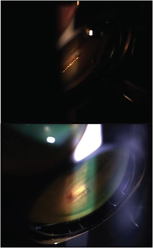 Figure 1. Images showing encapsulation of SOLX Gold Shunt.PHOTOS COURTESY OF STEVEN VOLD, MD