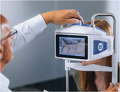 TearCheck (E-SWIN) can be used to image the patient's meibomian glands. IMAGE COURTESY: E-SWIN