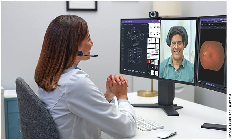 The RDx provides face-to-face refractions from the comfort of your home.