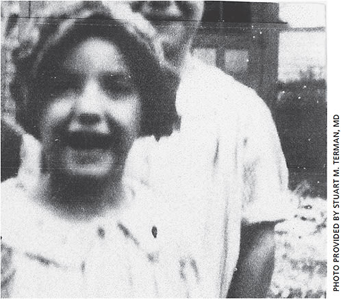 Dr. Terman’s mother, Mildred, as a child in Cleveland.