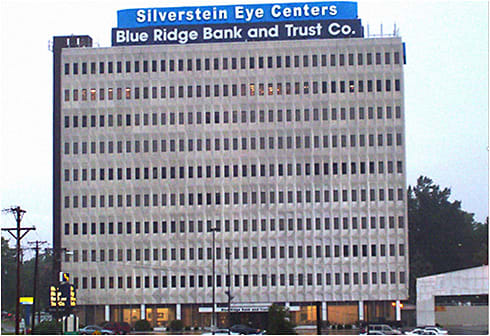 The main office building of Silverstein Eye Centers. The practice and ASC take up the top two floors.Steven M. Silverstein, MD, FACS