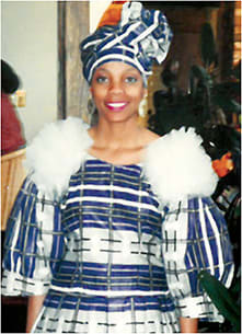 Dr. Knight visiting South Africa. 
Photo is courtesy of Dr. Millicent Knight