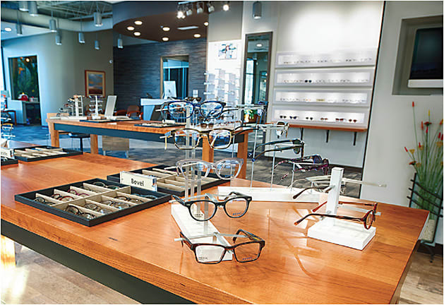 Use variation in display height to create interest.