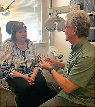 Be sensitive when discussing refractive changes.
Photo courtesy of Dr. Greg Aker