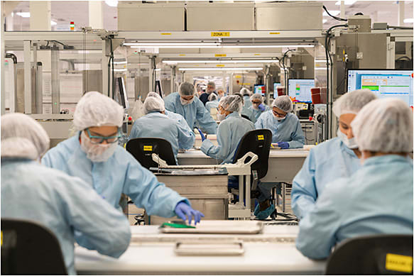 Attendees were able to view the entire manufacturing process.