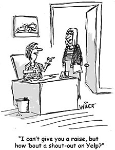 Optometry has very specific margins of profitability, so, sometimes, a raise isn’t feasible.Chris Wildt/Cartoonstock.com