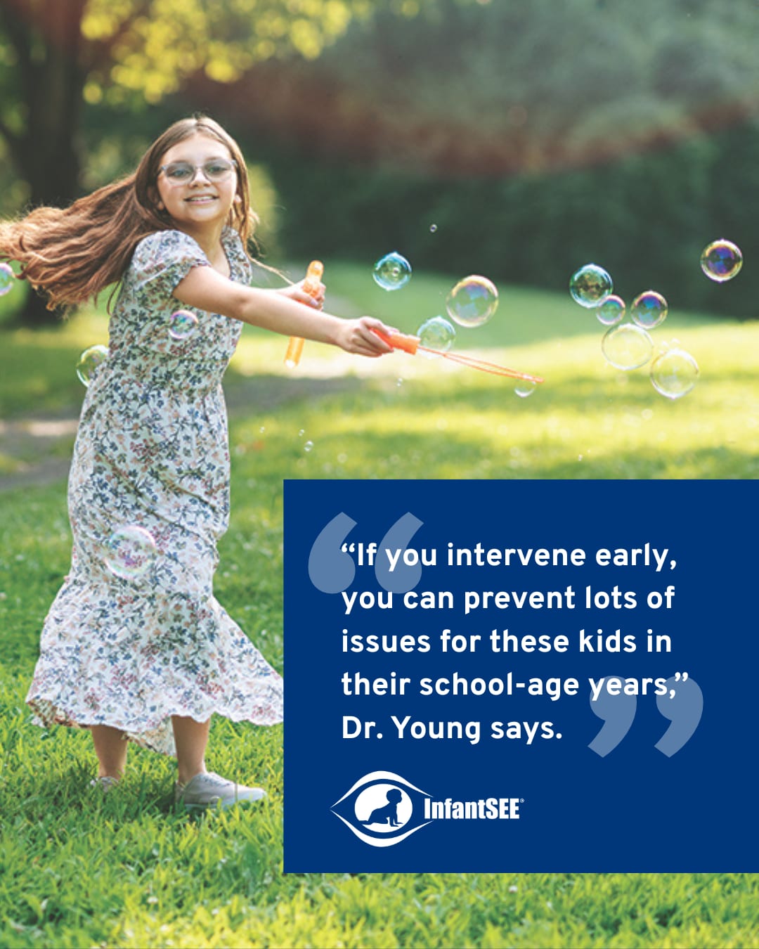 To mark InfantSEE's 20th anniversary, The AOA Foundation says it reconnected with “Baby Piper," who in 2015, became an internet sensation when a video of her using glasses for the first time went viral.