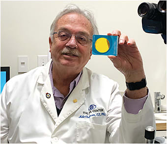 Mike Christensen, O.D., Ph.D., and director of Research at Southern College of Optometry, in Memphis.
Photo courtesy of Ramon Gomez.