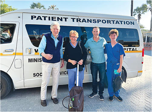 Dr. Michael Colvard, Judy Wolstan, Dr. Damien Goldberg, and Asher Goldberg.