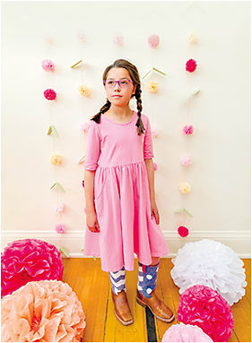 On Ruby Jane: Carrera style Carrerino 65 in dark purple with pink temples from Safilo