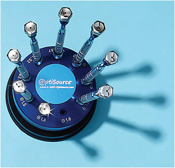2 SCREWDRIVER SET: “Day to day, [opticians] are constantly tightening hinges and replacing screws.”
Pictured: 9-piece Screwdriver Set from OptiSource