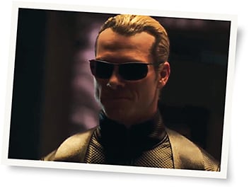 FILM FAVORITES
Canadian actor Shawn Roberts sports Police model S8756 from De Rigo REM as Albert Wesker in “Resident Evil: The Final Chapter.” The film’s costume designer chose the sunglasses for the minimal and futuristic wraparound shape, says De Rigo REM.
Credit: Cinemavine.com