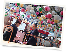 OWP’s colorful booth