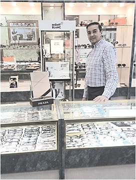Below: Guillermo Reyes is the patriarch of Burnside Optical