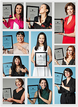 ON OUR COVER:
In this groundbreaking, female-focused issue, we debut the 10 EB #GameChangers award winners for 2018! Photography: Jurgen Reisch