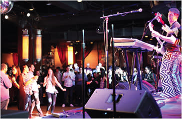 Bad Habits band, doing what they do best