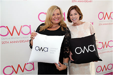 Tiara Claxton (left) and Maureen Cavanagh at the OWA's Star Awards event