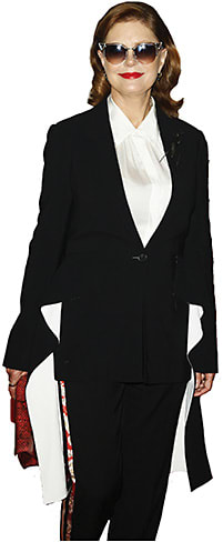 SLEEK + STRUCTURED Actress Susan Sarandon dazzles in Fendi sunglass style Iridia from Safilo while attending the 2017 Celebrity Fight Night in Rome. Credit: Getty Images