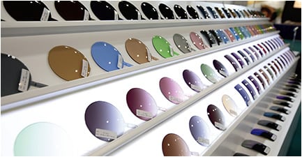 Lenses, beautiful lenses! Photo Courtesy Vision Expo