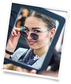 Sunglasses in the KBL booth