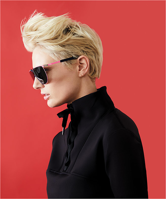 MYKITA style Aloe from the MYLON collection is a futuristic sun shield combining handcrafted + high-tech elements
PHOTOGRAPHY BY JURGEN REISCH