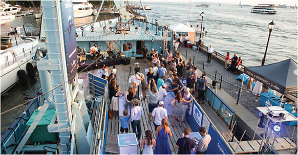 Attendees at Costa’s Summer Social aboard the M/V OCEARCH