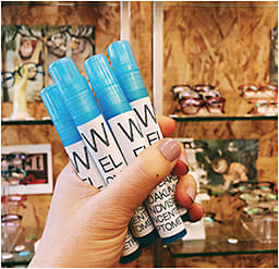 Exchange a lens spray for a follow—it’s a fun, creative way to build your social media presence