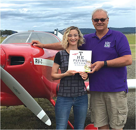 Phil Anderton, O.D., along with daughter Joanne Anderton. PHOTO: PHIL ANDERTON, O.D.