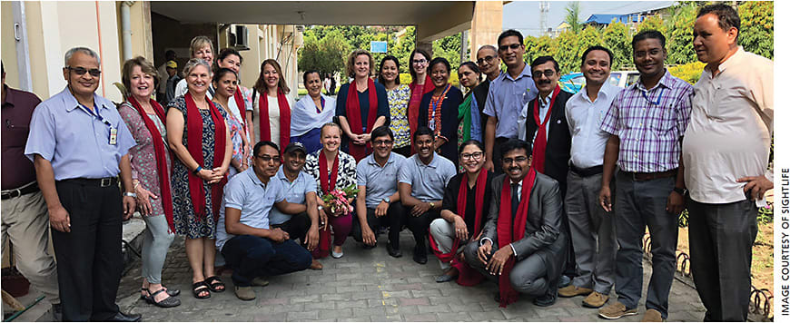 SightLife Advocates met with staff at the Bharatpur Eye Hospital to learn about the treatment of corneal blindness in Nepal. Advocates also visited the Nepal Eye Bank and Tilganga Institute of Ophthalmology in Kathmandu.