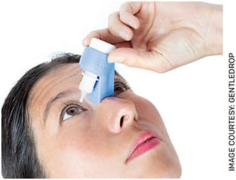 The GentleDrop delivery aid enables perfect drop placement.