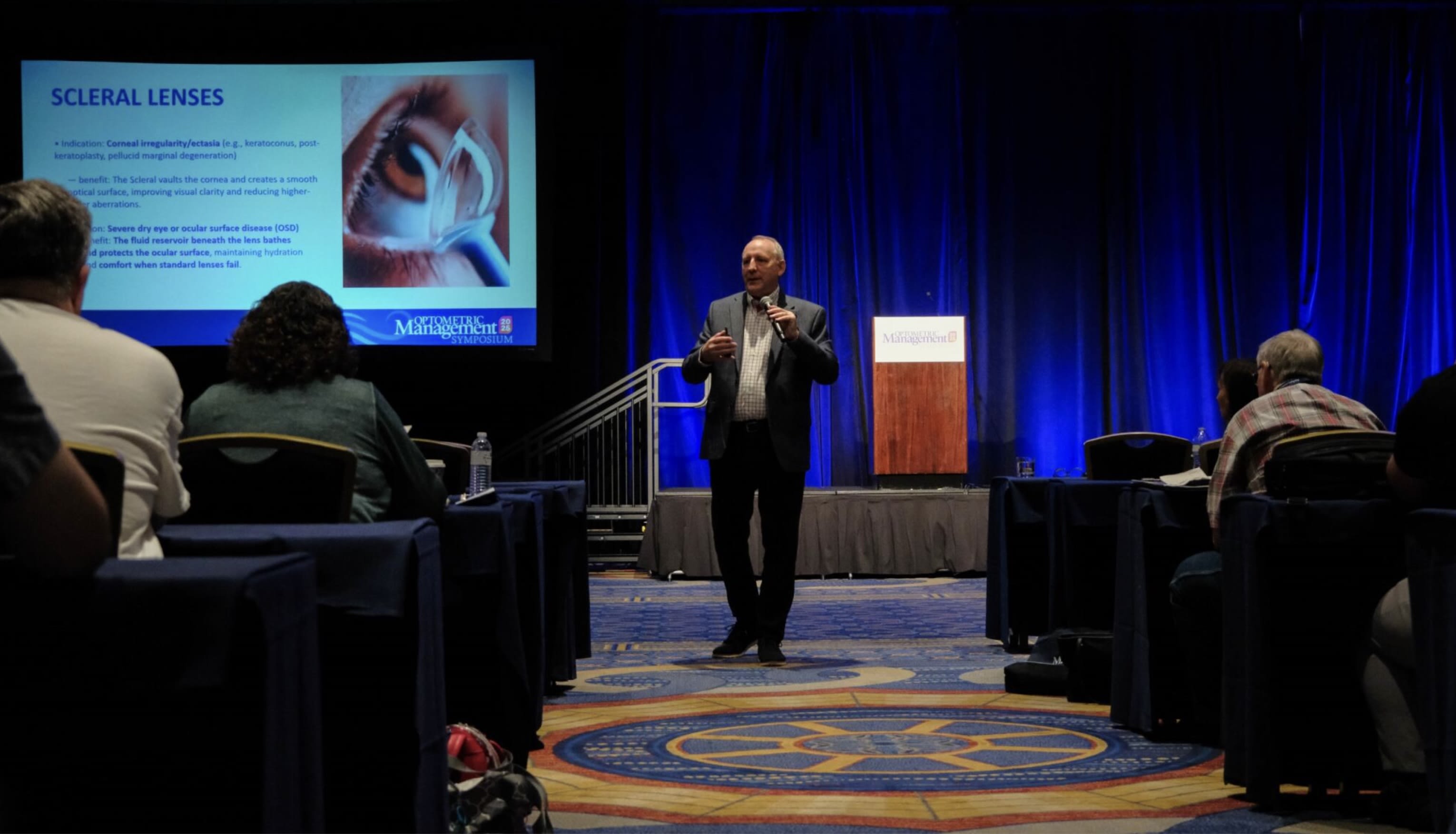 Dr. Stephen discussed, in part, the benefits of scleral lenses during his lecture, "Today's Contact lenses: Trends and Takeaways."