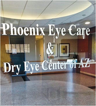 Above: Dr. Epstein's practice has a specialty focused on treating ocular surface disease.