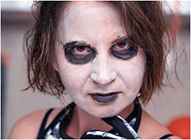 Halloween season provides an opportunity to discuss safe cosmetic contact lens wear with patients.Masarik/stock.adobe.com