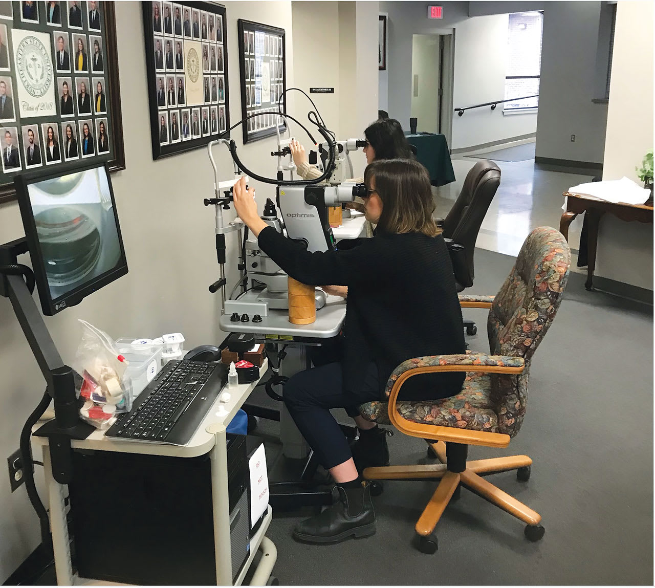 All  25 accredited optometry schools in the United States now include in-office laser procedure training in their curricula. (Photo courtesy: Dr. Lighthizer)
