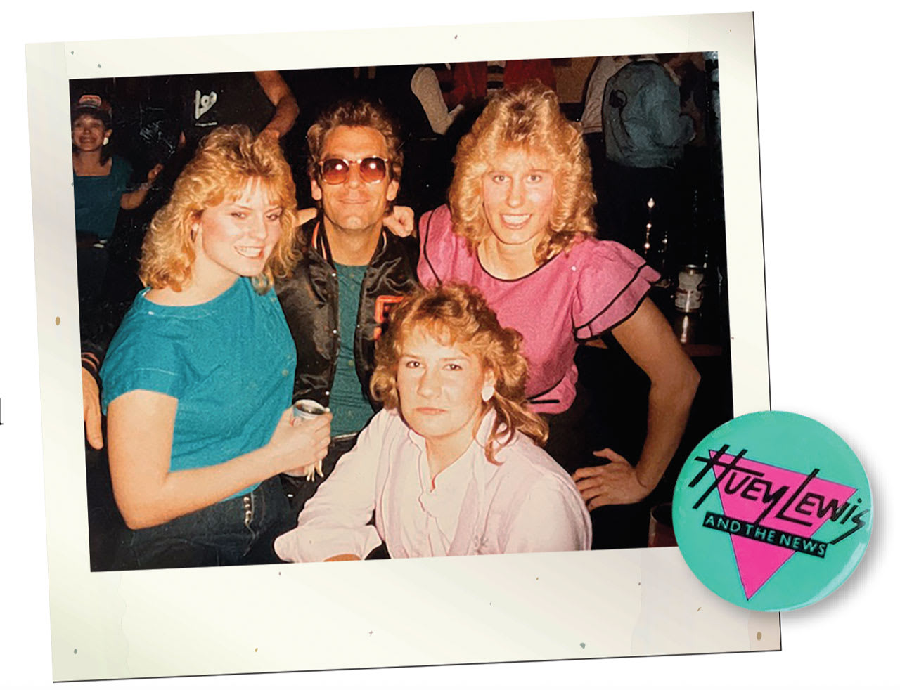 Dr. Bowen and friends meeting Huey Lewis, of “Huey Lewis and the News.”