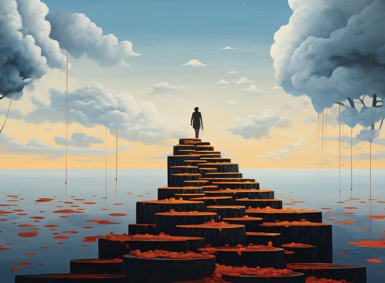 When faced with adversity, a one-step-at-a-time approach can help. (Photo courtesy: AdobeStock/Creative Valley)