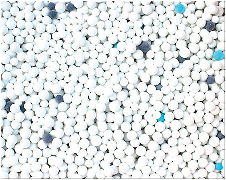 The patient also reported seeing beads.