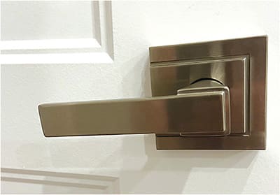 Consider door levers instead of doorknobs for ease of use.