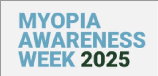 Myopia Awareness Week will occur May 19 to May 25.