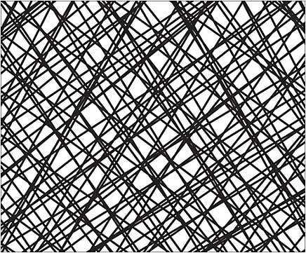 The patient reported seeing crisscross patterns.