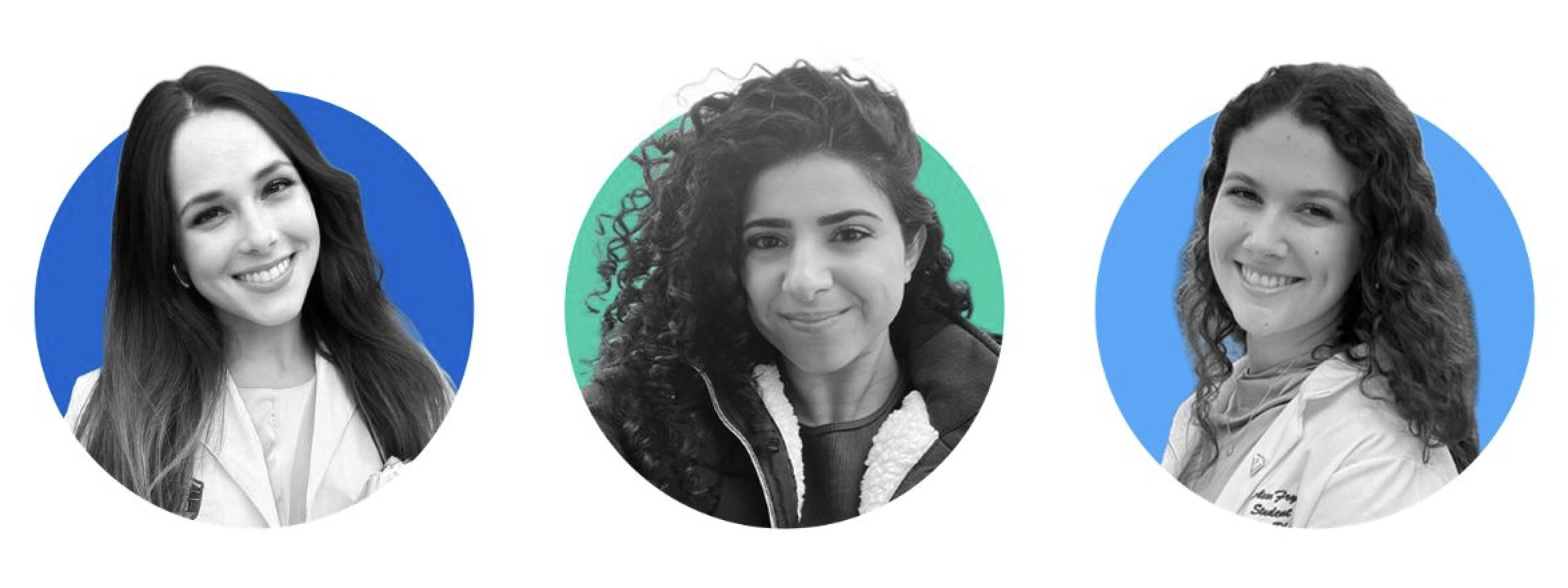 Pictured from left to right: Isabelle Kreydin, Eliana Goncuian, Alexa Frye.