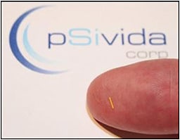 Figure 1. Durasert implant (Eyepoint Pharmaceuticals).