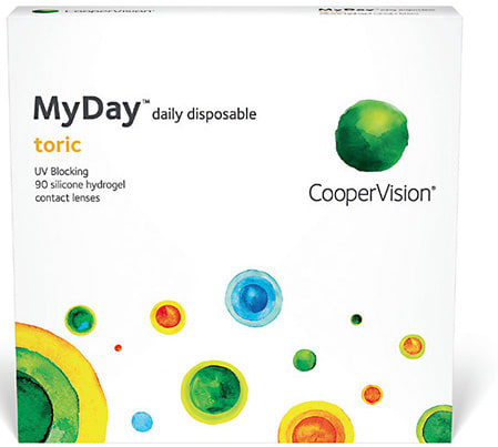 CooperVision’s MyDay toric daily disposable lenses are designed for improved comfort.