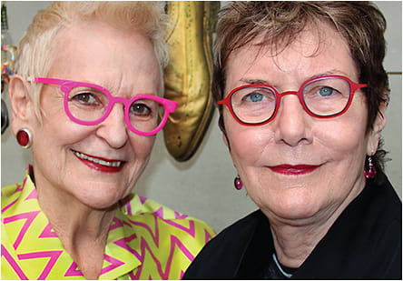 Gai Gherardi, left, and Barbara McReynolds