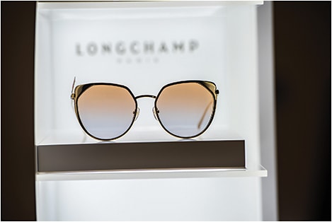 Stunning sunglass style LO102S on display from Longchamp’s new collection by Marchon