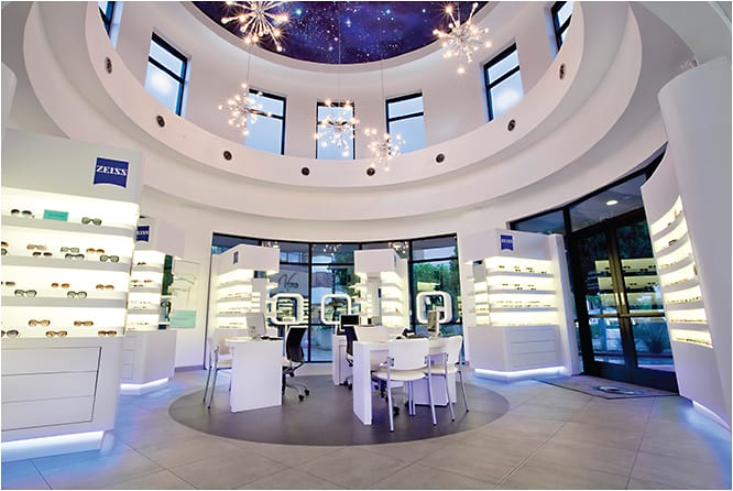 The stunning optical area of Family Eyecare